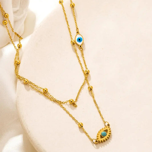 Retro Tulip Pendant Necklace Miraelia jewelry&Accessories