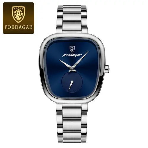 POEDAGAR Luxury Elegant Watch For Woman Waterproof Stainless Steel - Miraelia jewelry&Accessories