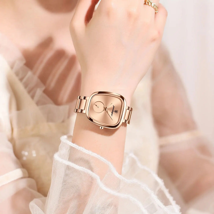 POEDAGAR Luxury Elegant Watch For Woman Waterproof Stainless Steel - Miraelia jewelry&Accessories