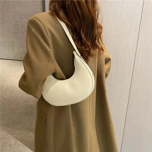 Fashion Luxury Design PU Leather Hobo Shoulder Bag Women Small Clutch - Miraelia jewelry&Accessories