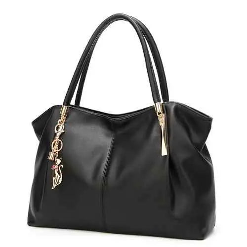 Women's Large Leather Shoulder Tote Bag - Stylish & Durable | Miraelia - Miraelia jewelry&Accessories