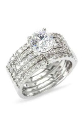 Stacking Layers CZ Ring - Miraelia jewelry&Accessories