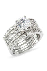 Stacking Layers CZ Ring - Miraelia jewelry&Accessories