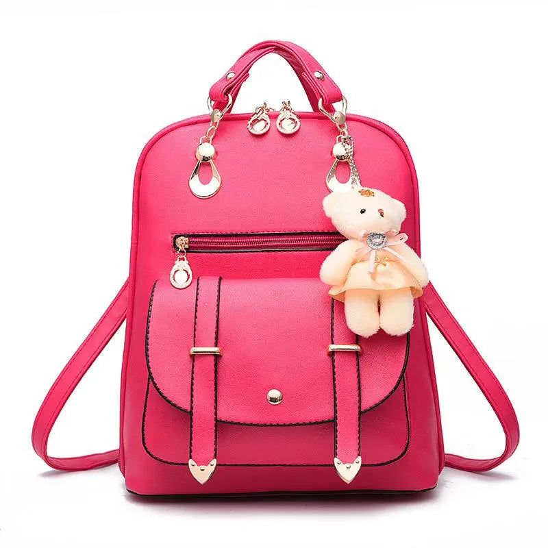 PU Leather Casual Fashion Backpack For Women - Miraelia jewelry&Accessories