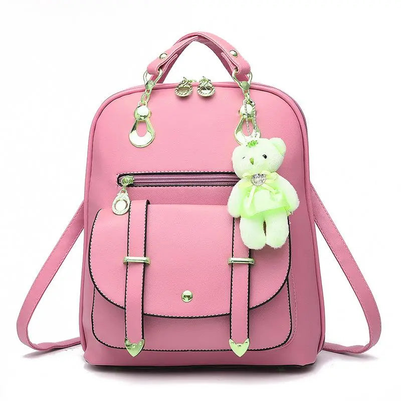 PU Leather Casual Fashion Backpack For Women - Miraelia jewelry&Accessories