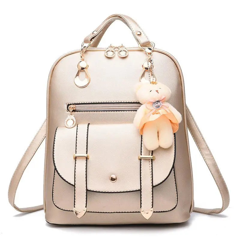 PU Leather Casual Fashion Backpack For Women - Miraelia jewelry&Accessories