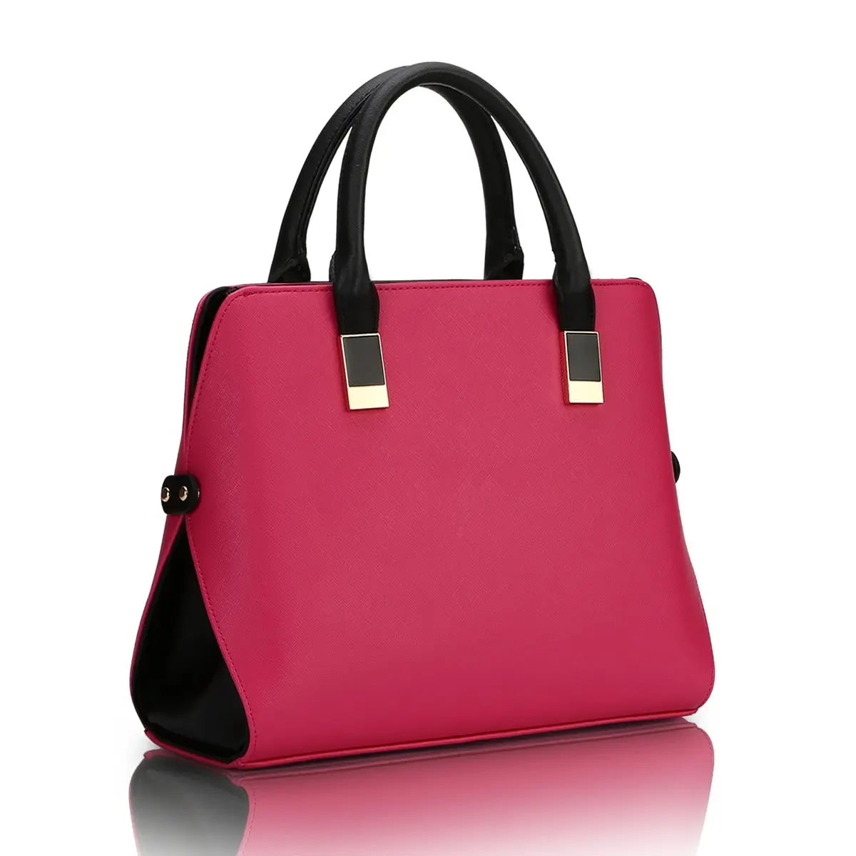High Quality PU Leather Solid Color Handbag For Ladies - Miraelia jewelry&Accessories