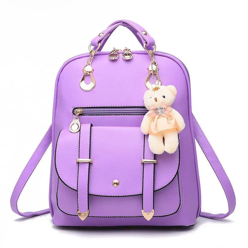PU Leather Casual Fashion Backpack For Women - Miraelia jewelry&Accessories