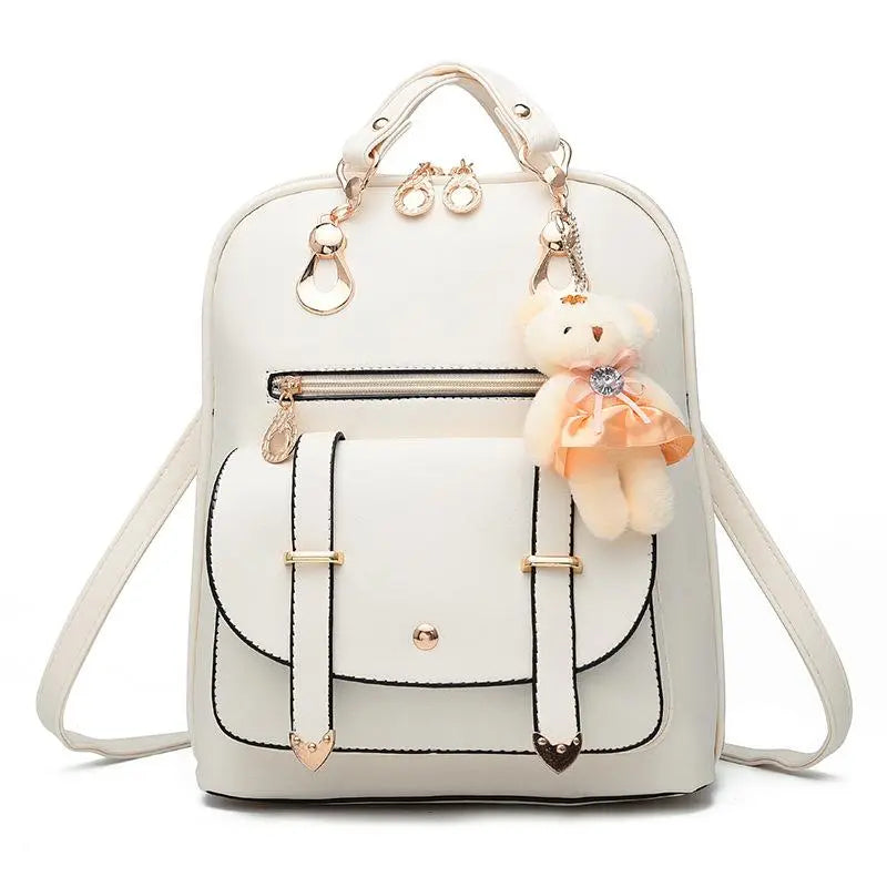 PU Leather Casual Fashion Backpack For Women - Miraelia jewelry&Accessories