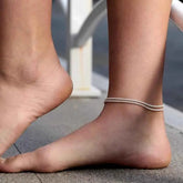 Fashion Multi-Layer Waterproof Ankle Bracelet - Gold & Silver | Miraelia - Miraelia jewelry&Accessories