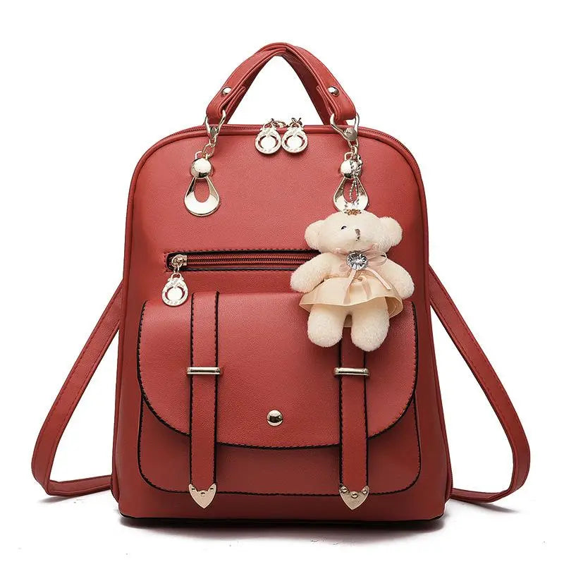 PU Leather Casual Fashion Backpack For Women - Miraelia jewelry&Accessories
