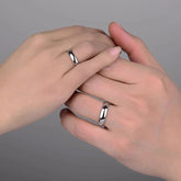 Letdiffery Simple 2/4/6/8mm Stainless Steel Wedding Rings Golden - Miraelia jewelry&Accessories