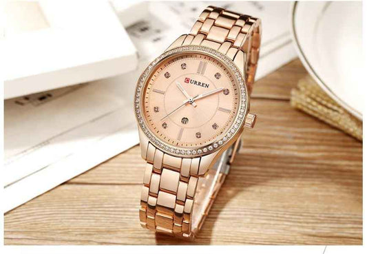 JANE Women's Classic Watch - Elegant Gold Quartz Timepiece - Miraelia jewelry&Accessories