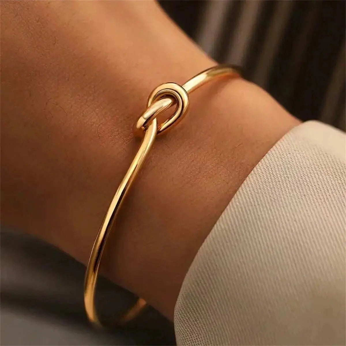 2024 New Vintage 18K Gold Plated Stainless Steel Chain Bracelet for - Miraelia jewelry&Accessories