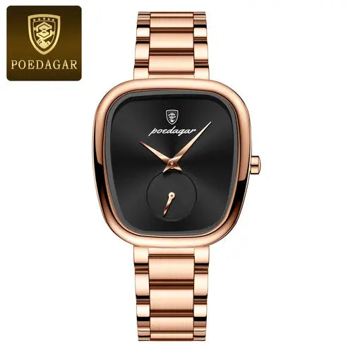 POEDAGAR Luxury Elegant Watch For Woman Waterproof Stainless Steel - Miraelia jewelry&Accessories