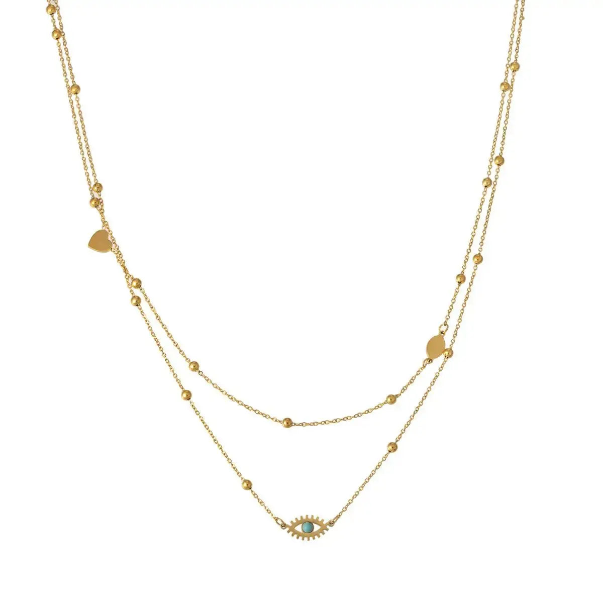 Retro Tulip Pendant Necklace Miraelia jewelry&Accessories