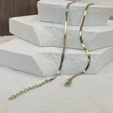 Minimalist Unisex Snake Chain Choker - Stainless Steel Necklace - Miraelia jewelry&Accessories