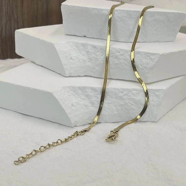 Minimalist Unisex Snake Chain Choker - Stainless Steel Necklace - Miraelia jewelry&Accessories