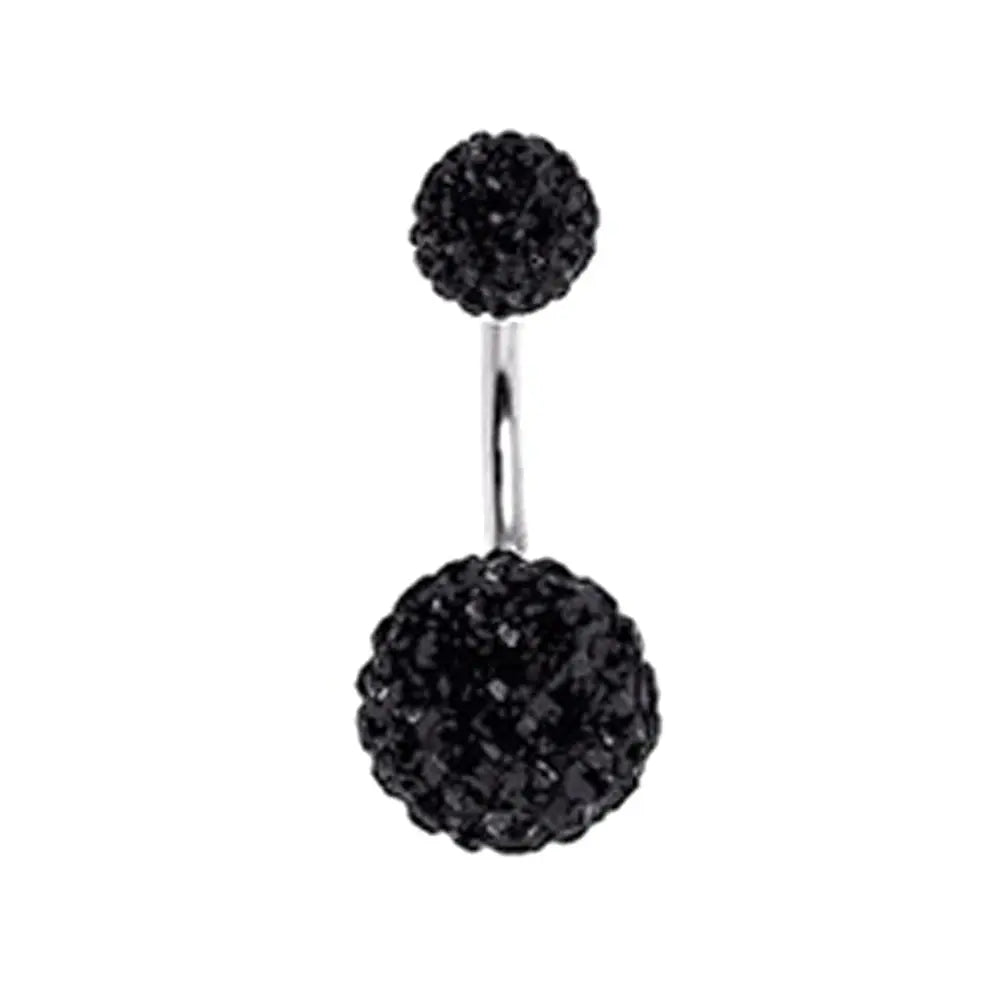 316L Surgical Steel Belly Button Ring - Crystal Piercing Jewelry Miraelia jewelry&Accessories