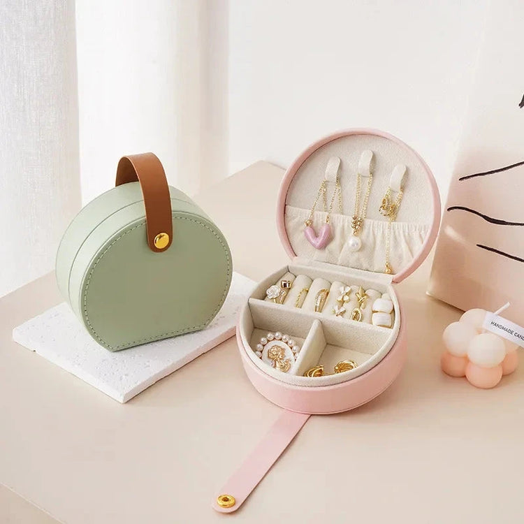 Mini Jewelry Organizer Display Travel Jewelry Case Boxes Earrings - Miraelia jewelry&Accessories
