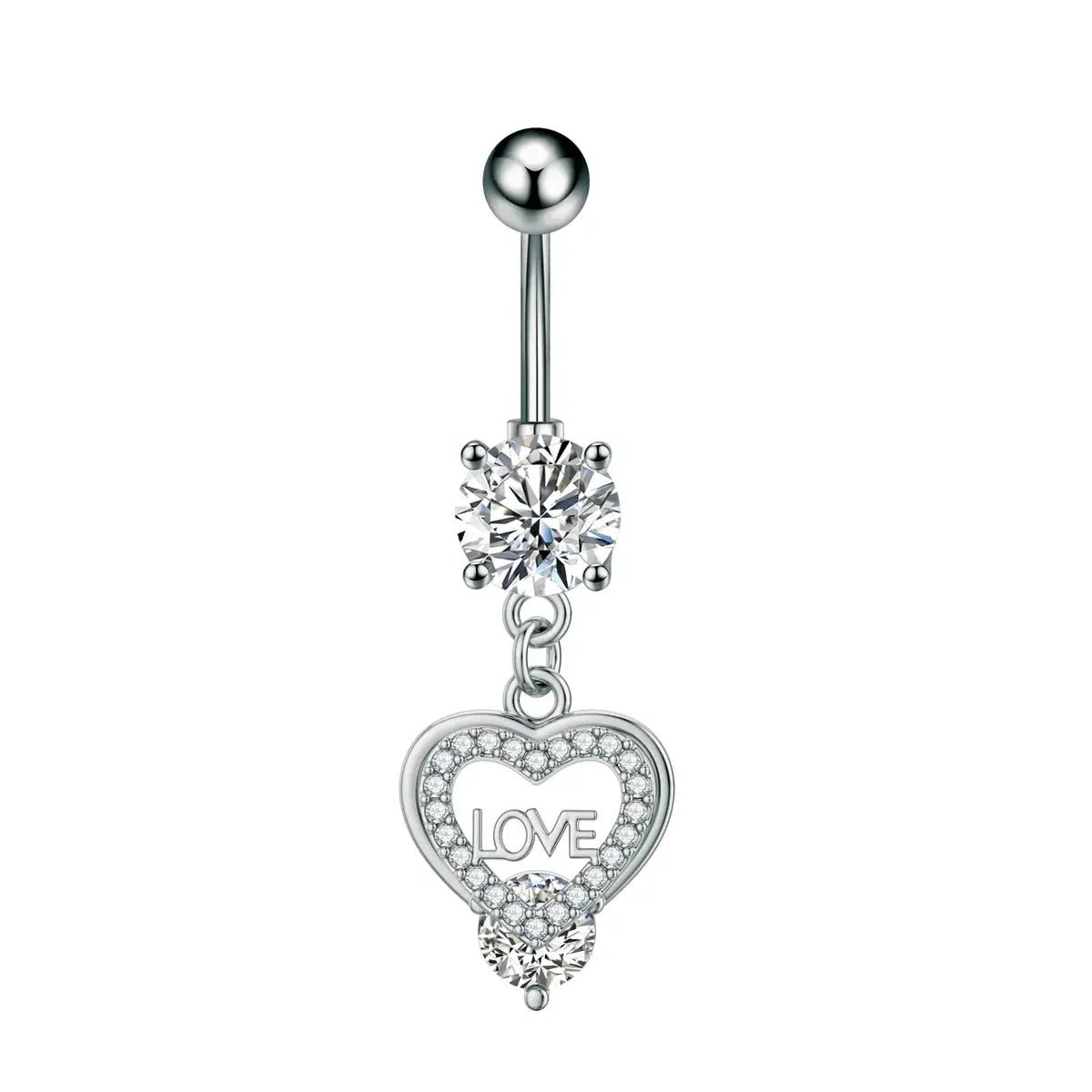 Belly Clicker Butterfly Heart Miraelia jewelry&Accessories