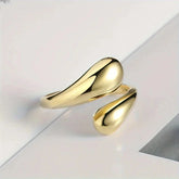 Cross-border new product gold opening adjustable lightweight luxury - Miraelia jewelry&Accessories