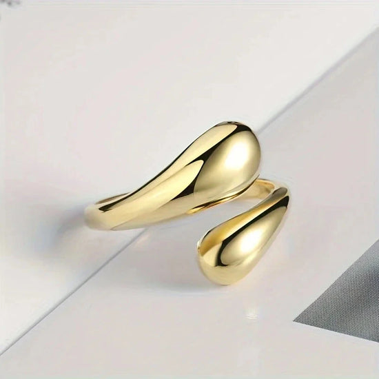 Cross-border new product gold opening adjustable lightweight luxury - Miraelia jewelry&Accessories