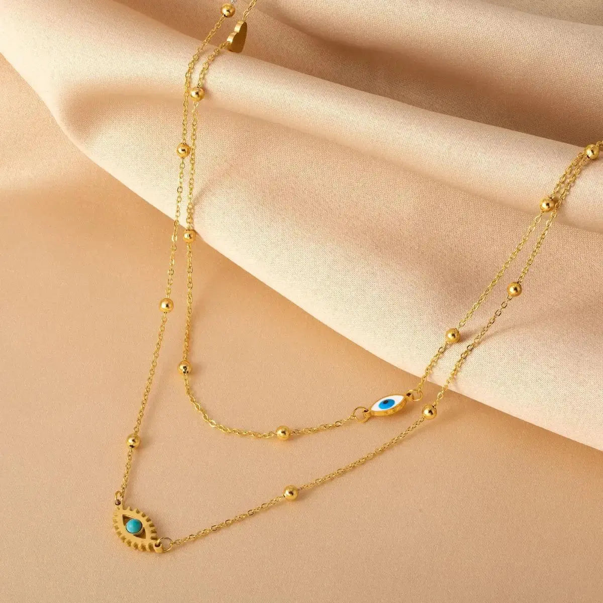 Retro Tulip Pendant Necklace Miraelia jewelry&Accessories