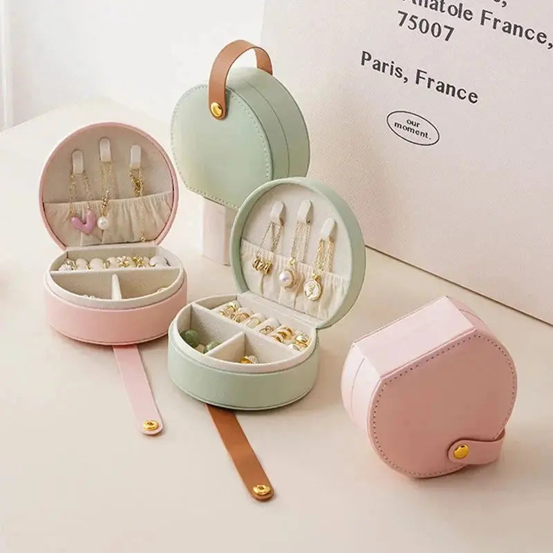 Mini Jewelry Organizer Display Travel Jewelry Case Boxes Earrings - Miraelia jewelry&Accessories