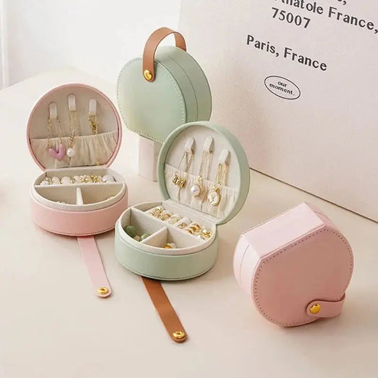Mini Jewelry Organizer Display Travel Jewelry Case Boxes Earrings - Miraelia jewelry&Accessories