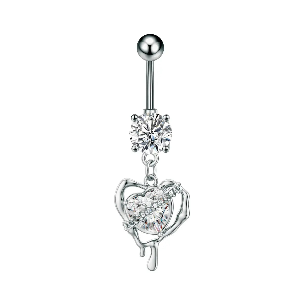 Belly Clicker Butterfly Heart Miraelia jewelry&Accessories
