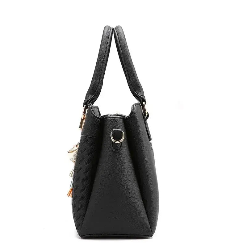Luxury Handbag Women Crossbody Bag with Tassel Hanging Large Capacity - Miraelia jewelry&Accessories