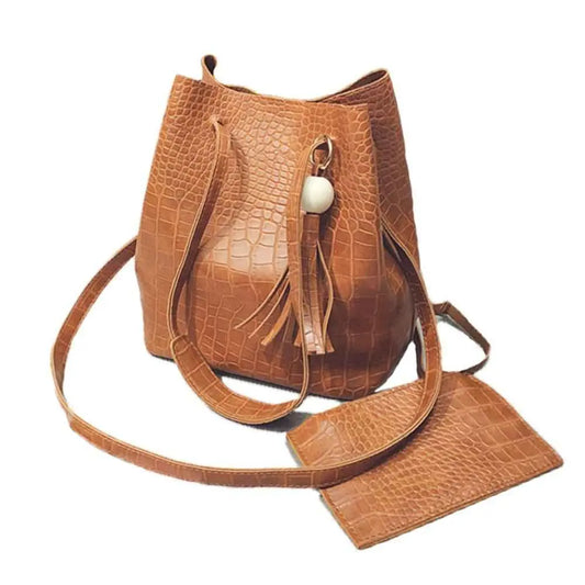 Women's Vegan Leather Shoulder Bag - Eco-Friendly & Stylish | Miraelia - Miraelia jewelry&Accessories