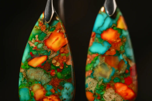 Imperial Jasper Oasis Earrings - Miraelia jewelry&Accessories