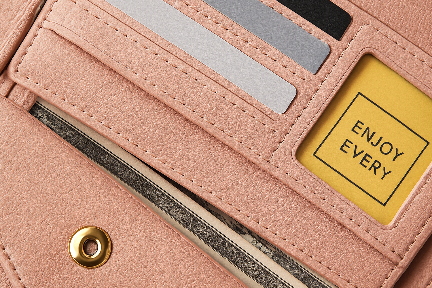 Fashion Women Leather Envelope Clutch Wallet Long Card Holder Purse - Miraelia jewelry&Accessories