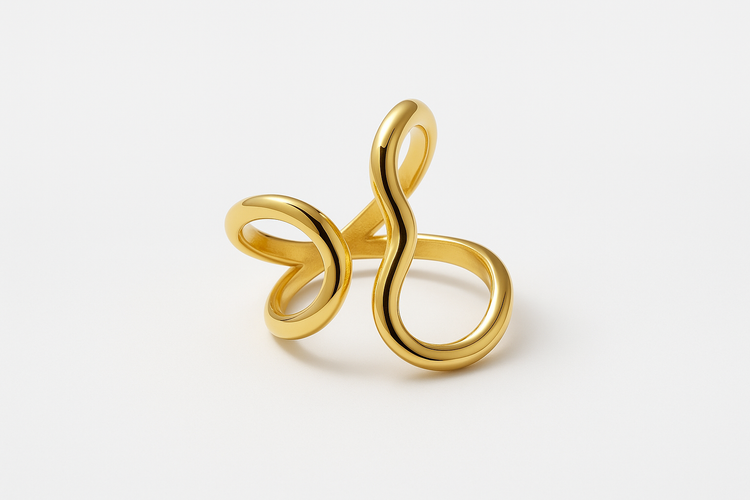 Waterproof Open Ring - Stainless Steel with Personality Charms - Miraelia jewelry&Accessories